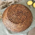 Ancien panier à pain, en paille tressée 5 Ancien panier à pain, en paille tressée