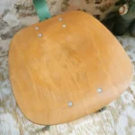 Ancienne chaise d'atelier réglable, Vintage industriel