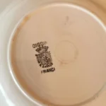 Assiettes creuses Digoin Sarreguemines petites fleurs