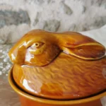 Barbotine, Terrine Lapin Vintage