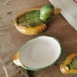 Barbotine canards, Salière Poivrière et pot à Moutarde Vintage