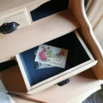 Bureau Secrétaire en Bois Vintage