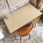 Bureau et sa Chaise Baumann Vintage 1960