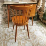 Bureau et sa Chaise Baumann Vintage 1960