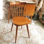 Bureau et sa Chaise Baumann Vintage 1960