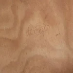 Bureau vintage patiné et sa chaise Luterma