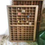 Casier d'imprimeur vintage 1 Casier d'imprimeur vintage