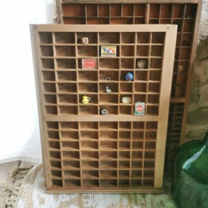 Casier d'imprimeur vintage