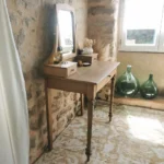 Coiffeuse vintage en bois, restaurée 10 Coiffeuse Vintage en bois, restaurée