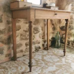 Coiffeuse vintage en bois, restaurée 13 Coiffeuse Vintage en bois, restaurée