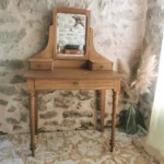 Coiffeuse vintage en bois, restaurée 21 Coiffeuse Vintage en bois, restaurée