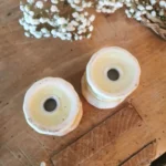 Ensemble Salière et Poivrière en Barbotine Asperges