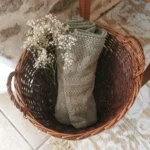 Grand panier en osier, Manne 50 cm