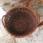Grand panier en osier, Manne 50 cm