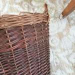 Grand panier en osier, Manne 50 cm