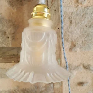 Lampe Baladeuse Art Déco, Cable bleu