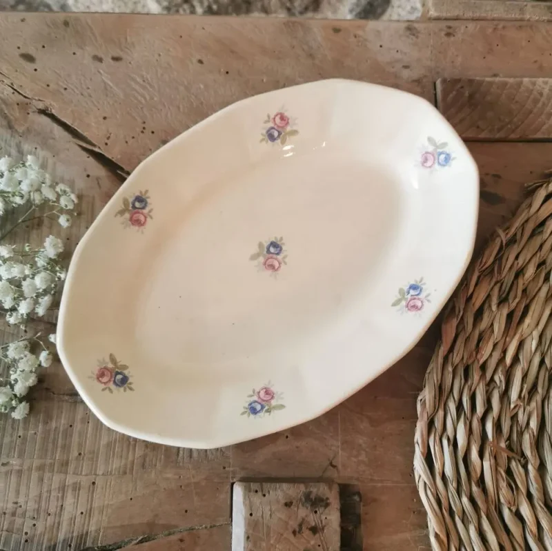 Ravier Digoin Sarreguemines petites fleurs