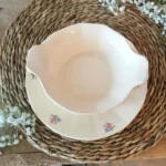 Saucière Digoin Sarreguemines petites fleurs