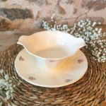 Saucière Digoin Sarreguemines petites fleurs