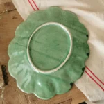 Soupière et Plat en Barbotine Chou Vintage