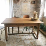 Table de Ferme ancienne en Bois massif entièrement restaurée