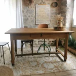 Table de Ferme ancienne en Bois massif entièrement restaurée